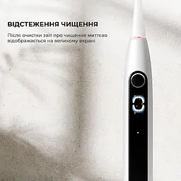 Електрична зубна щітка Oclean X Lite Grey - мініатюра 3