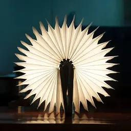 Складная настольная светодиодная лампа-книга XPRO Book Lamp с USB-зарядкой (44686-_299) - мініатюра 12
