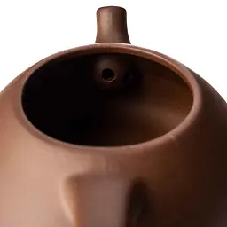 Иссинский чайник Трехрогий из печи, 190 мл - Черный - мініатюра 10