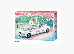 Конструктор A-Toys Girl's Dream Свадебный лимузин 204 деталей M38-B0767 - мініатюра 2