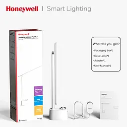 Світлодіодна лампа настільна Honeywell з USB-портами для заряджання - SunturaluxTM HWT-H01 Безступенева затемнювана настільна - мініатюра 3