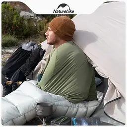 Підкладка для спального мішка Naturehike CNH22SD016, нейлон, зелена - мініатюра 4