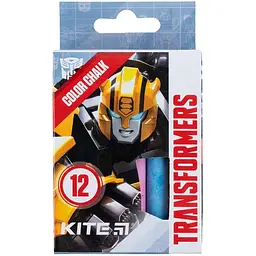 Крейда кольорова Kite Transformers 12 шт. (TF24-075)