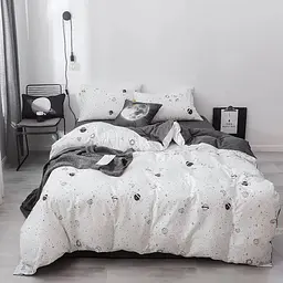 Комплект постільної білизни Love You сатин TLG2304 євростандарт (32072)