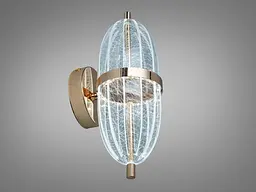 Настінне бра LED Diasha B1759 золото 6 Вт овальна форма