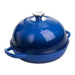 Жаровня чавунна Yongkang HP-1-21-BLUE - мініатюра 5