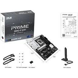 Материнська плата Asus Prime Z890-P WIFI s1851 Z890 4xDDR5 M.2 HDMI DP Wi-Fi ATX - мініатюра 2
