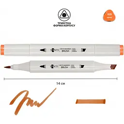 Маркер акварельный Santi sketch SM-25 сиена 6 шт. (390552) - миниатюра 2