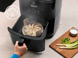 Мультипіч Electrolux 1800Вт 7л сенсорне керування 6 програм пара пластик чорний - мініатюра 4