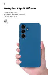 Чехол ArmorStandart ICON для Samsung S25 FE 5G Camera cover Dark Blue (ARM87039) - мініатюра 7