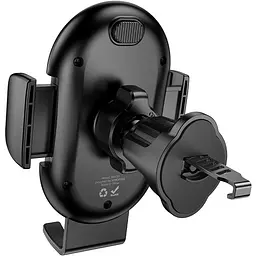 Автотримач Borofone BH133 Rio push-type (air outlet) Black - мініатюра 5