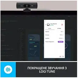 Бездротова гарнітура Logitech Zone Vibe 100 Wireless Graphite стерео (981-001213) - мініатюра 6