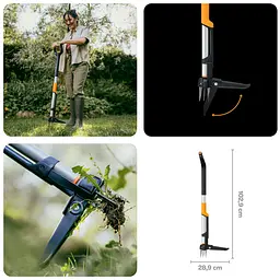 Інструмент для видалення бур'янів Fiskars X-series™ телескопічний 103–122 см (1080510) - мініатюра 5
