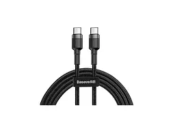 Кабель BASEUS Type-C PD2.0 60W (20V 3A) 2m (CATKLF-HG1) сіро-чорний