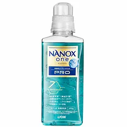 Японський концентрований рідкий засіб для прання Lion Nanox One Pro аромат пудрового мила 640 г