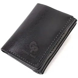 Шкіряне чоловіче портмоне GRANDE PELLE 8х10х1,5 см acs0027528