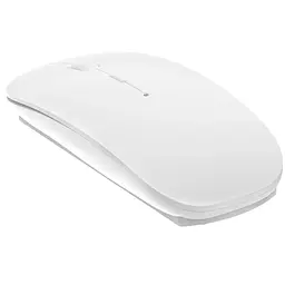 Бездротова миша WIWU Crystal WM101 Pro Pearl 2.4G+bluetooth dual-mode White - мініатюра 3