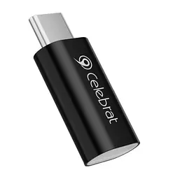 Перехідник Celebrat CA-02 OTG Adapter Type-C to Lightning Connector Black - мініатюра 5