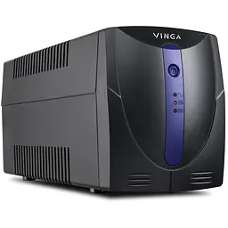 Пристрій безперебійного живлення Vinga LED 1200VA plastic case with USB (VPE-1200PU) - мініатюра 6