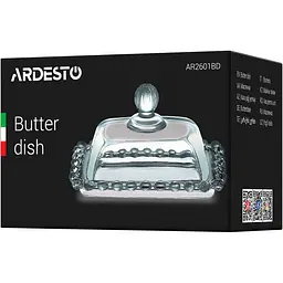 Маслянка Ardesto скляна, 14х9 см (AR2602BD) - мініатюра 4