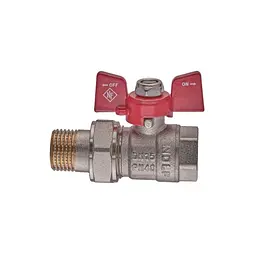 Кран кульовий з американкою Nolf classic 1/2" прямий NFC.921-06 (NF3150) - мініатюра 4