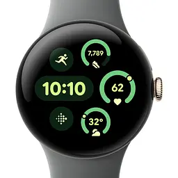 Смарт-годинник Google Pixel Watch 3 41mm Champagne Gold/Hazel Band [115656] - мініатюра 2
