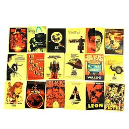Стікерпак фільми міні-постери Набір наклейок GeekLand mini movie posters 50 штук - мініатюра 4