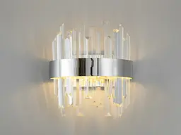 Світильник настінний LED Diasha 836/2CH, 18W, 990 лм, хром, сучасний стиль - мініатюра 2