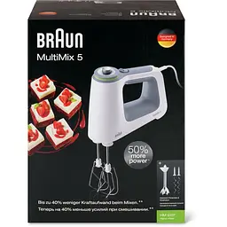 Міксер Braun MultiMix 5 HM 5107 White (13289) - мініатюра 4