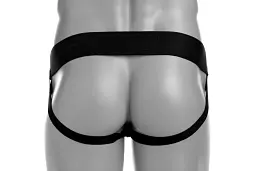 Труси чоловічі Tom of Finland Leather Jock Strap, M/L (чорний) - мініатюра 3