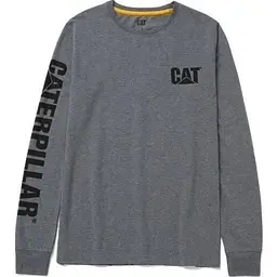 Кофта Caterpillar Trademark Banner Longsleeve Grey Heather XL (1103-1510034-004-XL)
