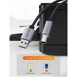 Кабель для принтера USB 2.0 AM/BM 2.0m Cabletime (CA915217) - мініатюра 4