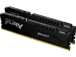 Пам'ять для настільних комп'ютерів Kingston FURY 64 GB (2x32GB) DDR5 6400 MHz Beast EXPO (KF564C32BBEK2-64) - мініатюра 2