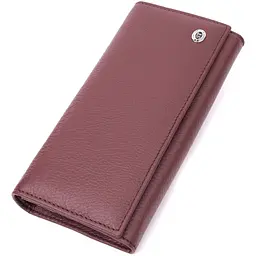 Жіночий гаманець горизонтального формату з натуральної шкіри ST Leather 22515 бордовий