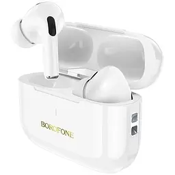 Навушники з шумопоглинанням Borofone BW59 Plus ANC noise reduction бездротові білі - мініатюра 3