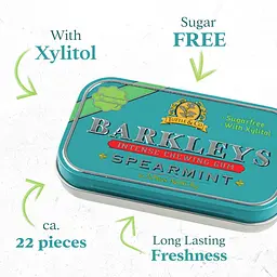 Жувальна гумка Barkleys Sugar Free Gum Spearmint 30г - мініатюра 4