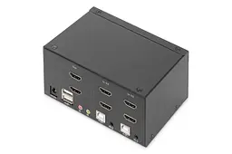 Комутатор Desktop HDMA KVM, 2 Port, Dual Display, 4K Digitus teh0018277 - мініатюра 5