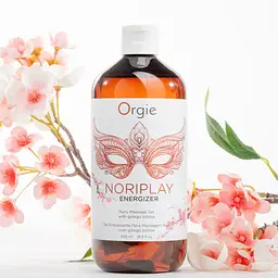 Гель для NURU-масажу Orgie - Noriplay Energizer (500 мл), екстракт гінкго білоба, захисне простирадло Orgie 21296; 69-21296; 71250051331; OR21296; SX1527 101151 - мініатюра 2