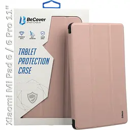Чохол до планшета BeCover TPU Edge stylus mount Xiaomi Mi Pad 6 / 6 Pro 11" Rose Gold (709557) - мініатюра 2