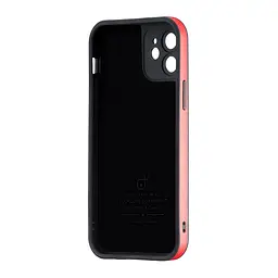 Чохол Jinduka Leather Protected Camera iPhone 12 Red - мініатюра 3