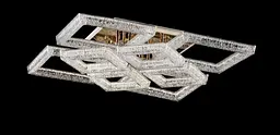 Світлодіодна люстра Splendid Ray LS/4S+4M LED (GD), золото, білий, 100 Вт, від 17-27 м² - мініатюра 2