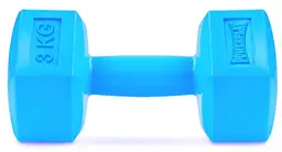 Гантелі композитні PowerPlay 4124 Hercules 2*3 кг Сині 2 шт (PP_4124_3kg_2in) - мініатюра 2