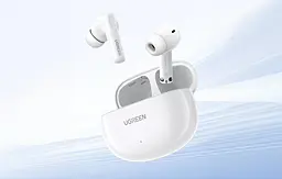 Бездротові навушники Ugreen WS200 HiTune T6 Hybrid Active Noise-Cancelling Earbuds(UGR-15158) - мініатюра 3