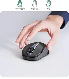 Бездротова миша UGREEN MU003 Portable Wireless Black (90371) - мініатюра 2
