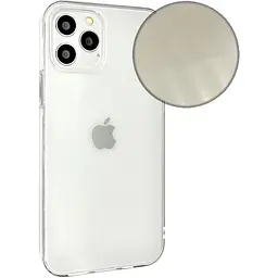 Чохол-накладка Molan Cano Silicone Jelly Glitter Clear Case для Apple iPhone 12 Pro Max 6.7" (clear) - мініатюра 2