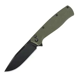 Нож складной туристический SRM 221X-GP (9.2 см) 14C28N/G10 зеленый