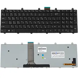 Клавіатура для ноутбука MSI (GT780, GT783) rus, black, підсвітка клавіш (RGB) (ОРИГІНАЛ)