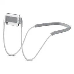 Гнучкий тримач для смартфона Baseus 4-10 Neck-Mounted Lazy Bracket SUJG-ALR02 White - мініатюра 2
