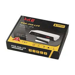Джерело безперебійного живлення Mini UPS SKE POE-36E-LFP 48V 20000mAh 5V/9V/12V/24V/48V/PoE, LiFePO4 4*5Ah, для роутера та оптичного терміналу (42-00242) - мініатюра 17