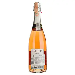 Вино ігристеDuet Rose Sec рожеве брют 0.75 л - мініатюра 2